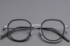 BS1913-0522_Black_Geometric_Titanium_Glasses_front