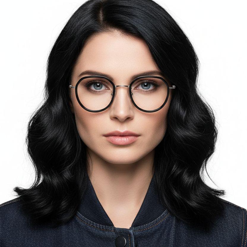 BS1913-0522_Black_Geometric_Titanium_Glasses_model