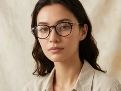 BS1913-0527_Tortoiseshell_Oval_Titanium_Glasses-tryon_female