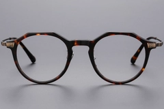 BS1913-0533_Tortoiseshell_Oval_Titanium_Glasses_front