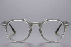 BS1913-0534_Green_Oval_Titanium_Glasses_front