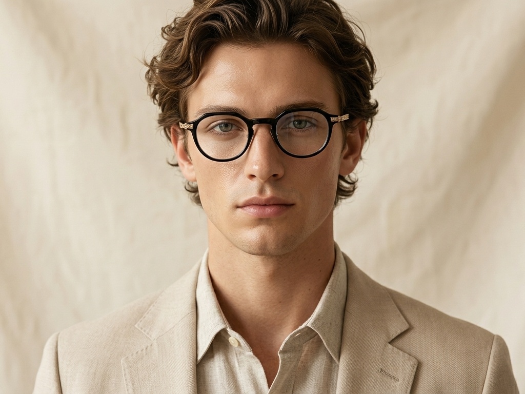 BS1913-0535_Black_Oval_Titanium_Glasses-tryon_male