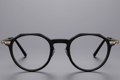 BS1913-0535_Black_Oval_Titanium_Glasses_front
