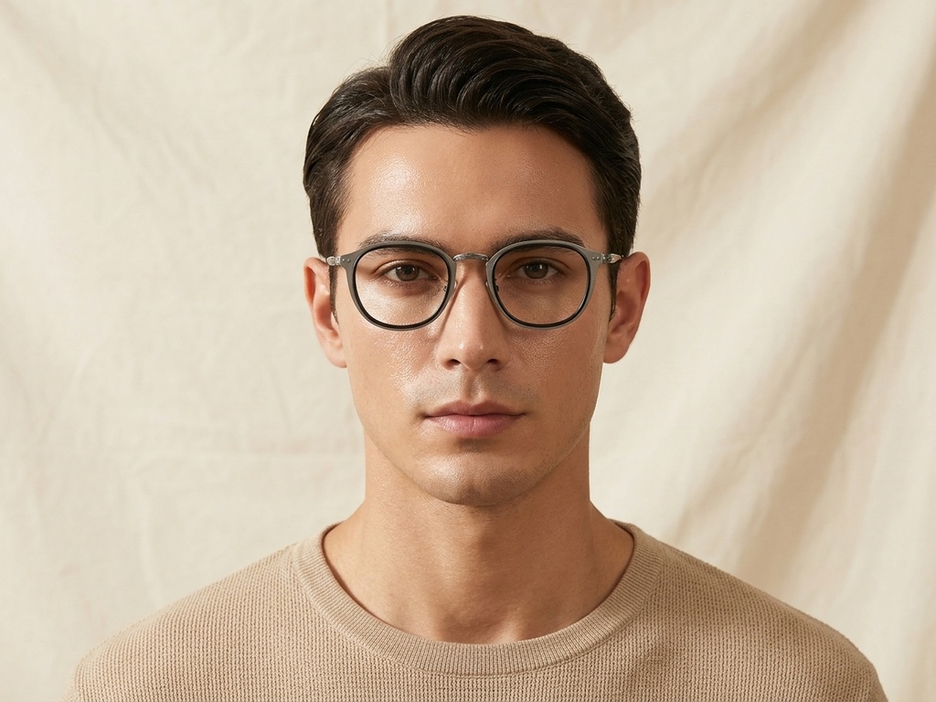 BS1913-0536_Black_Oval_Titanium_Glasses-tryon_male