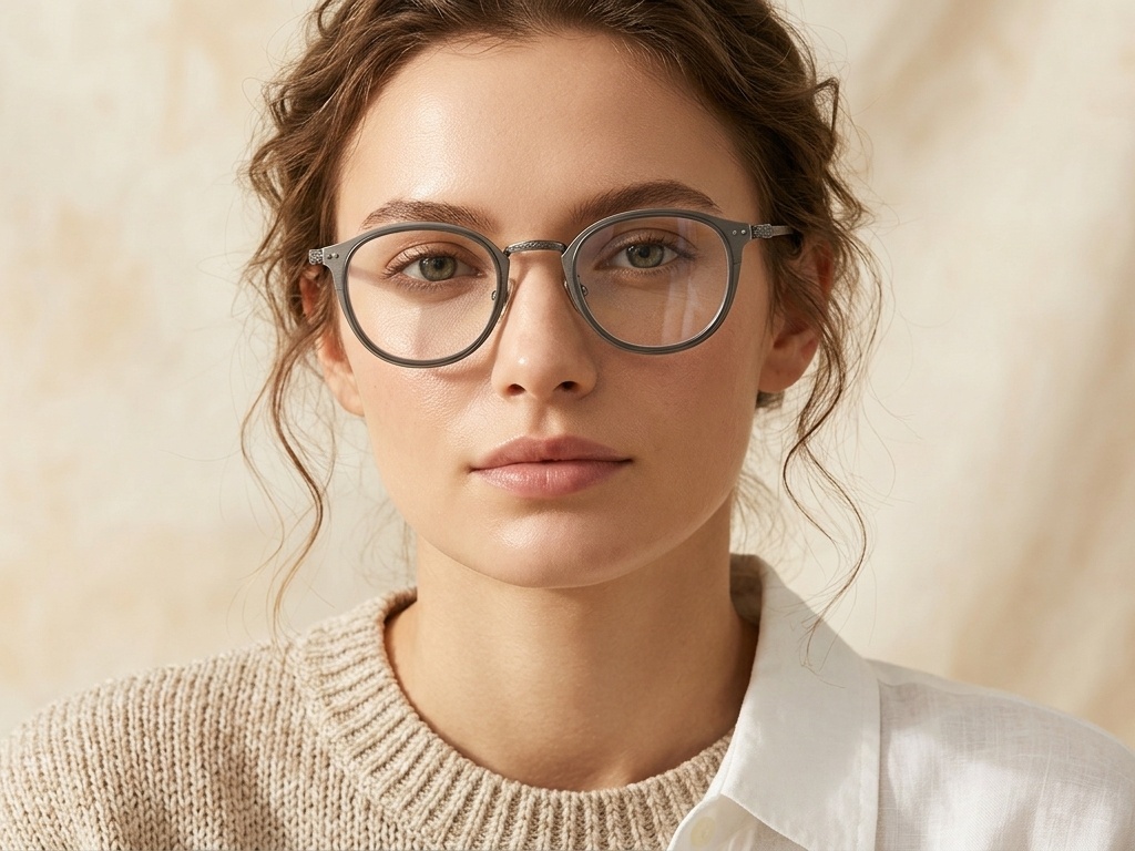 BS1913-0538_Grey_Oval_Titanium_Glasses-tryon_female