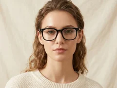 BS1913-0543_Black_Rectangular_Titanium_Glasses-tryon_female