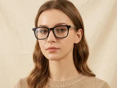 BS1913-0544_Black_Rectangular_Titanium_Glasses-tryon_female