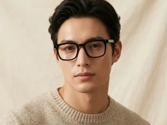 BS1913-0544_Black_Rectangular_Titanium_Glasses-tryon_male