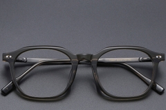 BS1913-0551_Green_Rectangular_Titanium_Glasses_front
