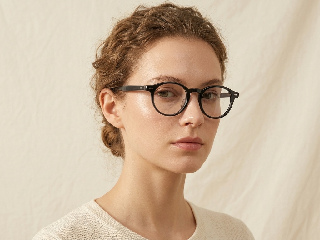 BS1913-0554_Grey_Oval_Titanium_Glasses-tryon_female