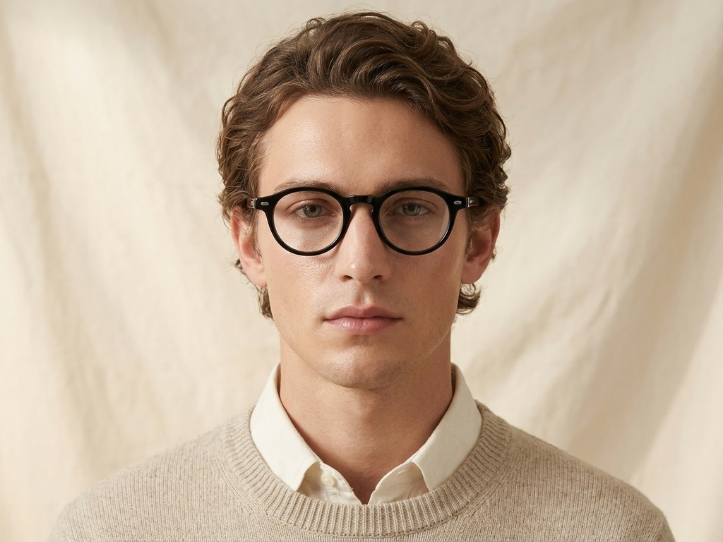 BS1913-0554_Grey_Oval_Titanium_Glasses-tryon_male