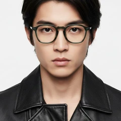 bs1913-0566_green_rectangular_titanium_glasses_model