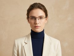 BS1913-0569_Black_Semi-rimless_Titanium_Glasses-tryon_female
