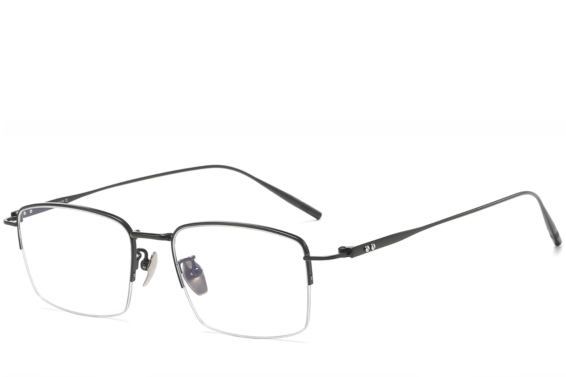 BS1913-0569_Black_Semi-rimless_Titanium_Glasses_corner