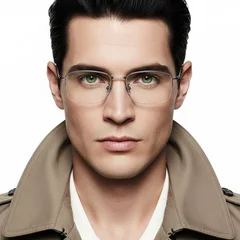 bs1913-0571_silver_semi-rimless_titanium_glasses_model