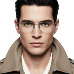 bs1913-0571_silver_semi-rimless_titanium_glasses_model