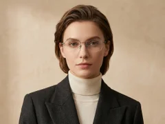 BS1913-0572_Grey_Semi-rimless_Titanium_Glasses-tryon_female