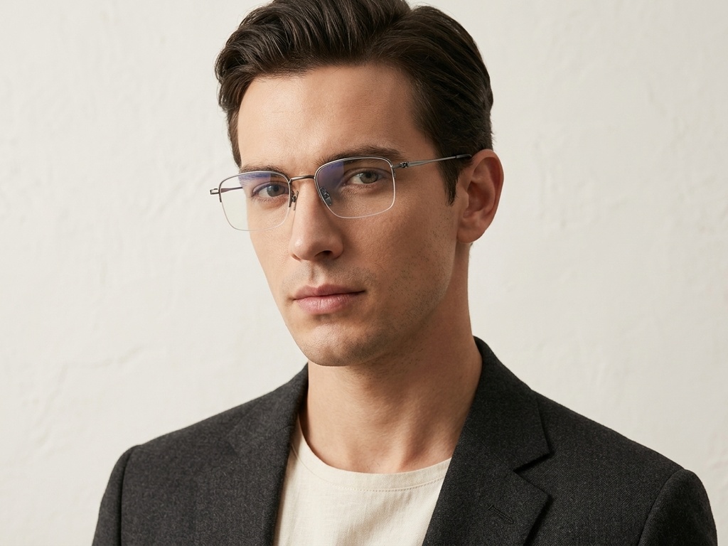 BS1913-0572_Grey_Semi-rimless_Titanium_Glasses-tryon_male