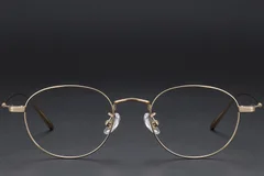 BS1913-0573_Golden_Oval_Titanium_Glasses_front