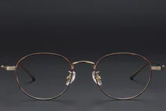 BS1913-0574_Brown_Oval_Titanium_Glasses_front