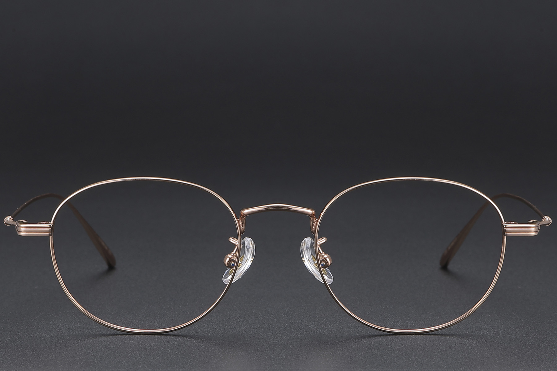 BS1913-0576_Pink_Oval_Titanium_Glasses_front