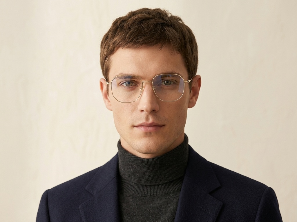 BS1913-0579_Golden_Geometric_Titanium_Glasses-tryon_male