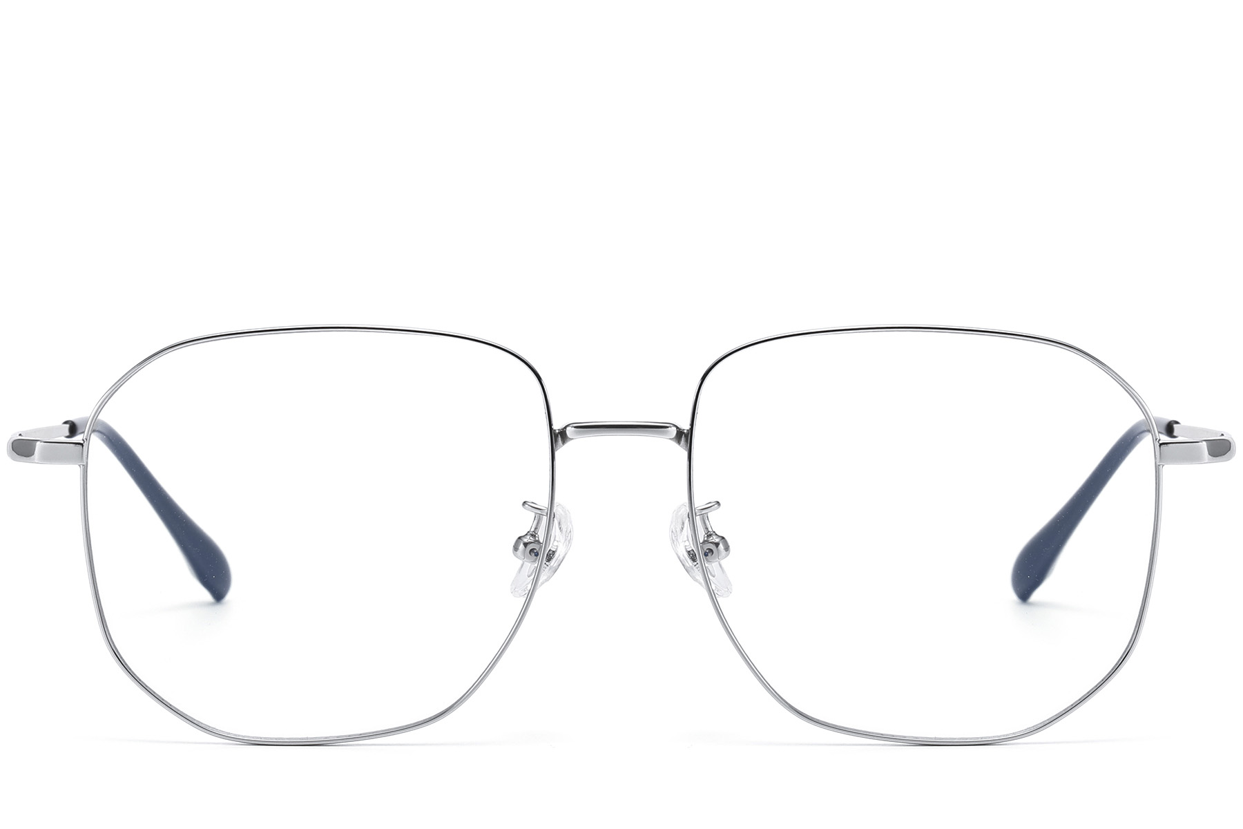 BS1913-0580_Silver_Geometric_Titanium_Glasses_front