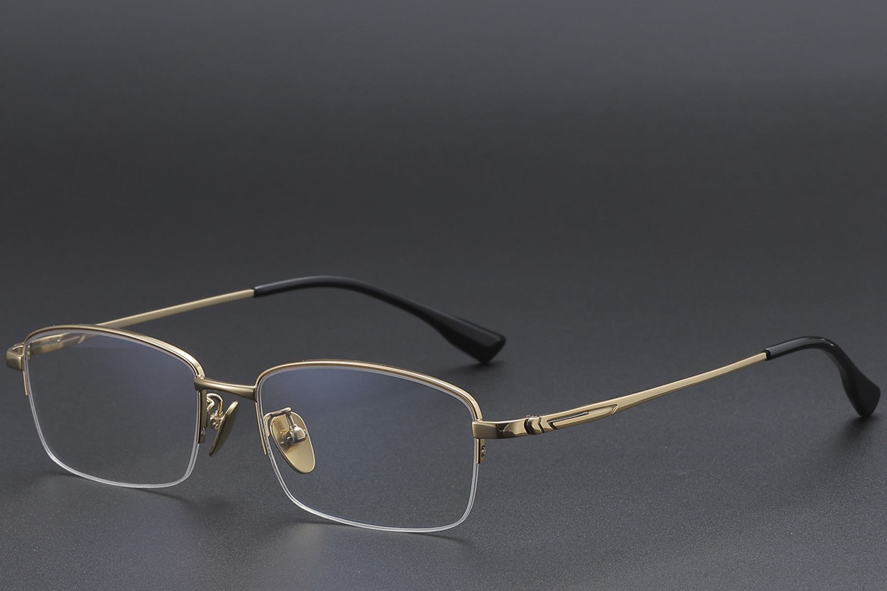 BS1913-0583_Golden_Semi-rimless_Titanium_Glasses_corner