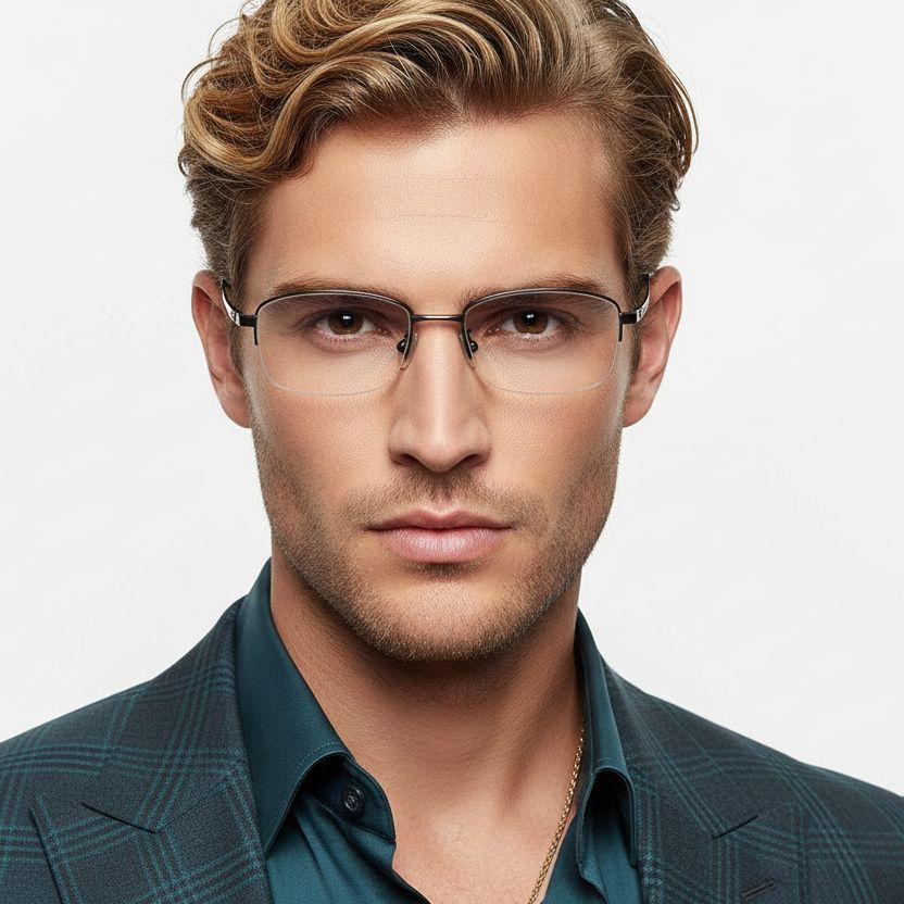 bs1913-0585_grey_semi-rimless_titanium_glasses_model