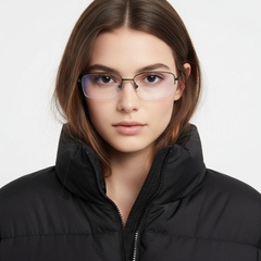 bs1913-0586_black_semi-rimless_titanium_glasses_model