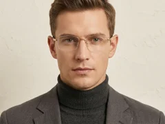 BS1913-0587_Golden_Semi-rimless_Titanium_Glasses-tryon_male