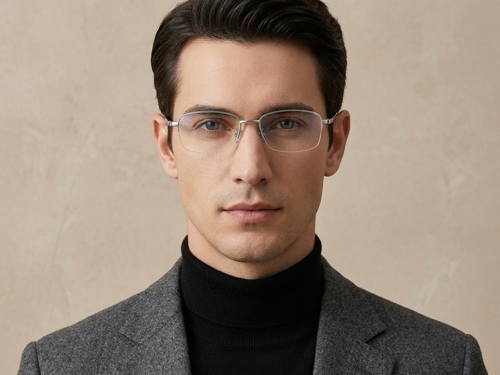 BS1913-0588_Silver_Semi-rimless_Titanium_Glasses-tryon_male