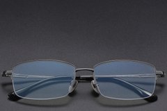 BS1913-0589_Grey_Semi-rimless_Titanium_Glasses_front