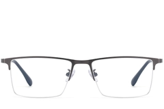 BS1913-0593_Grey_Semi-rimless_Titanium_Glasses_front