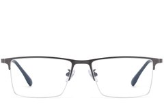 BS1913-0593_Grey_Semi-rimless_Titanium_Glasses_front