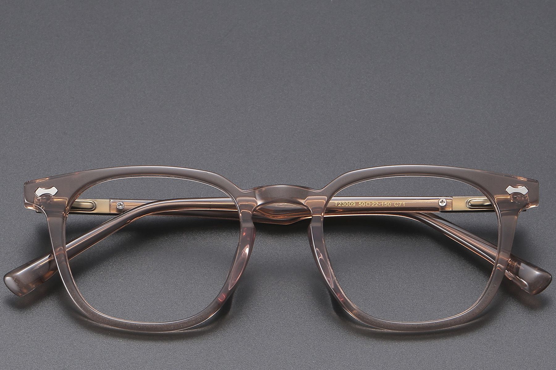 BS1913-0596_Brown_Rectangular_TR90_glasses_front