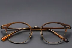 BS1913-0606_Copper_Semi-rimless_Metal_glasses_front