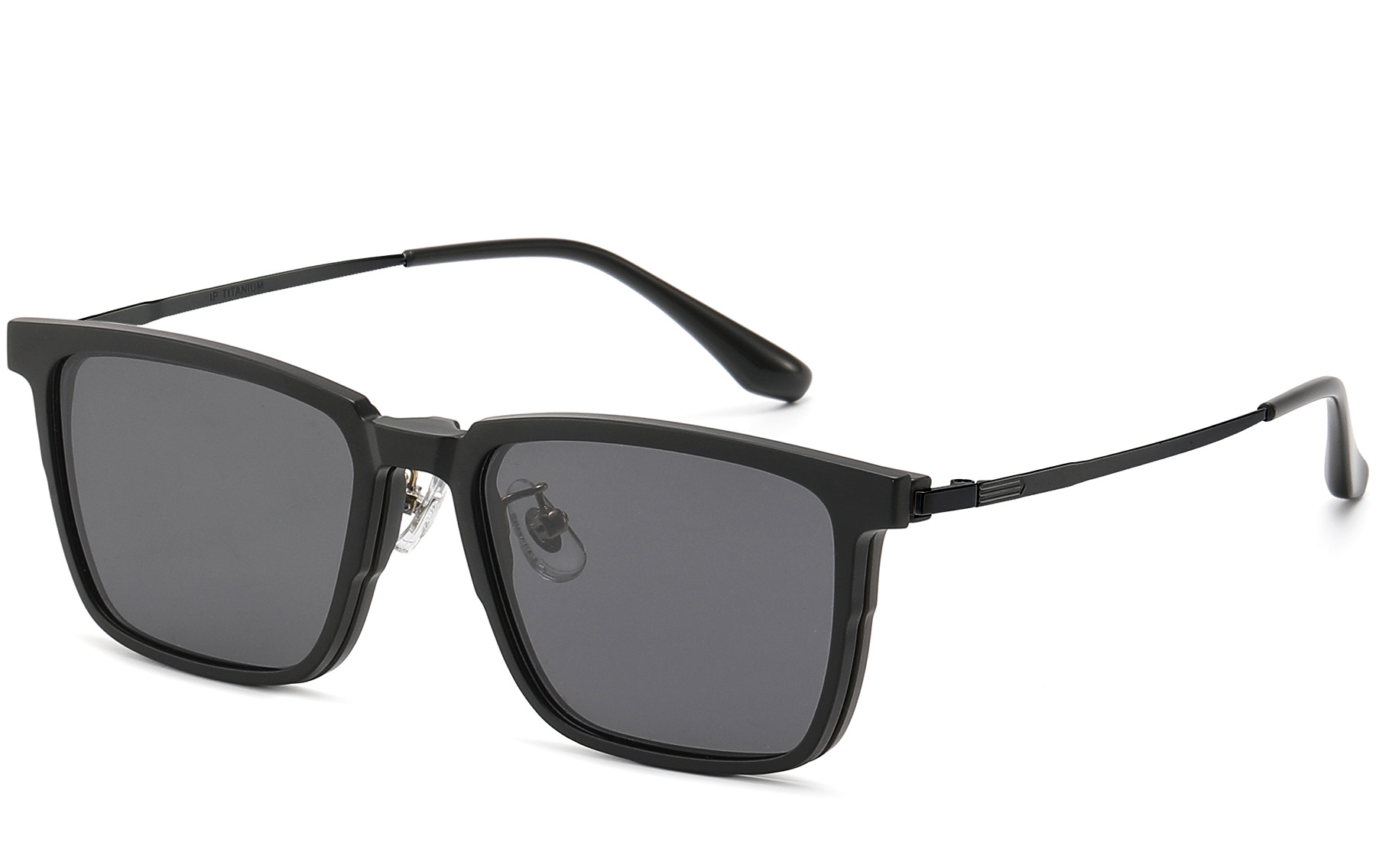 BS1913-0619_Black_Rectangular_TR90_clip-on_sunglasses_corner2