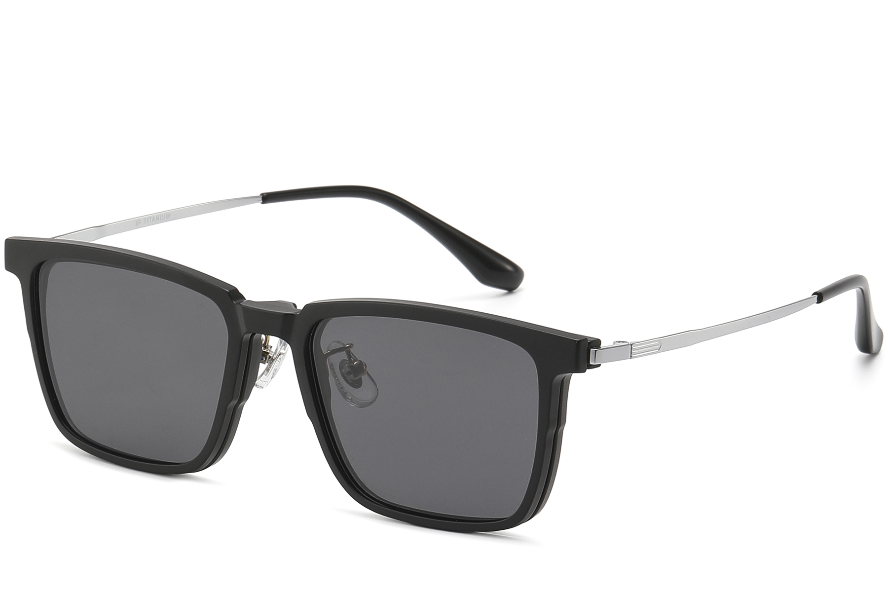 BS1913-0620_Black_Rectangular_TR90_clip-on_sunglasses_corner2