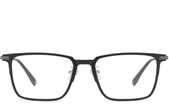 BS1913-0621_Black_Rectangular_TR90_glasses_front