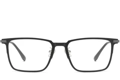 BS1913-0621_Black_Rectangular_TR90_glasses_front