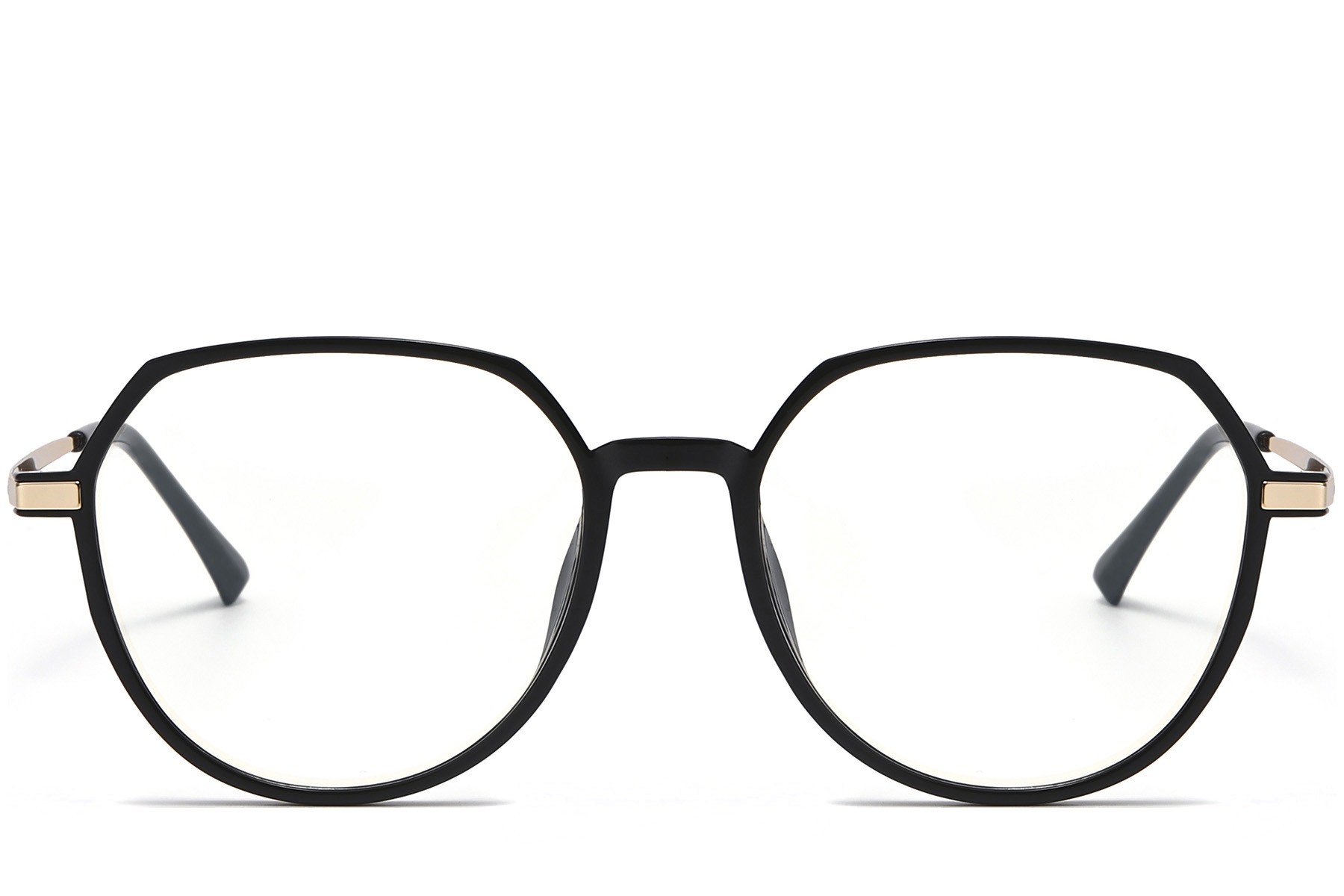 BS1913-0624_Black_Oval_TR90_glasses_front