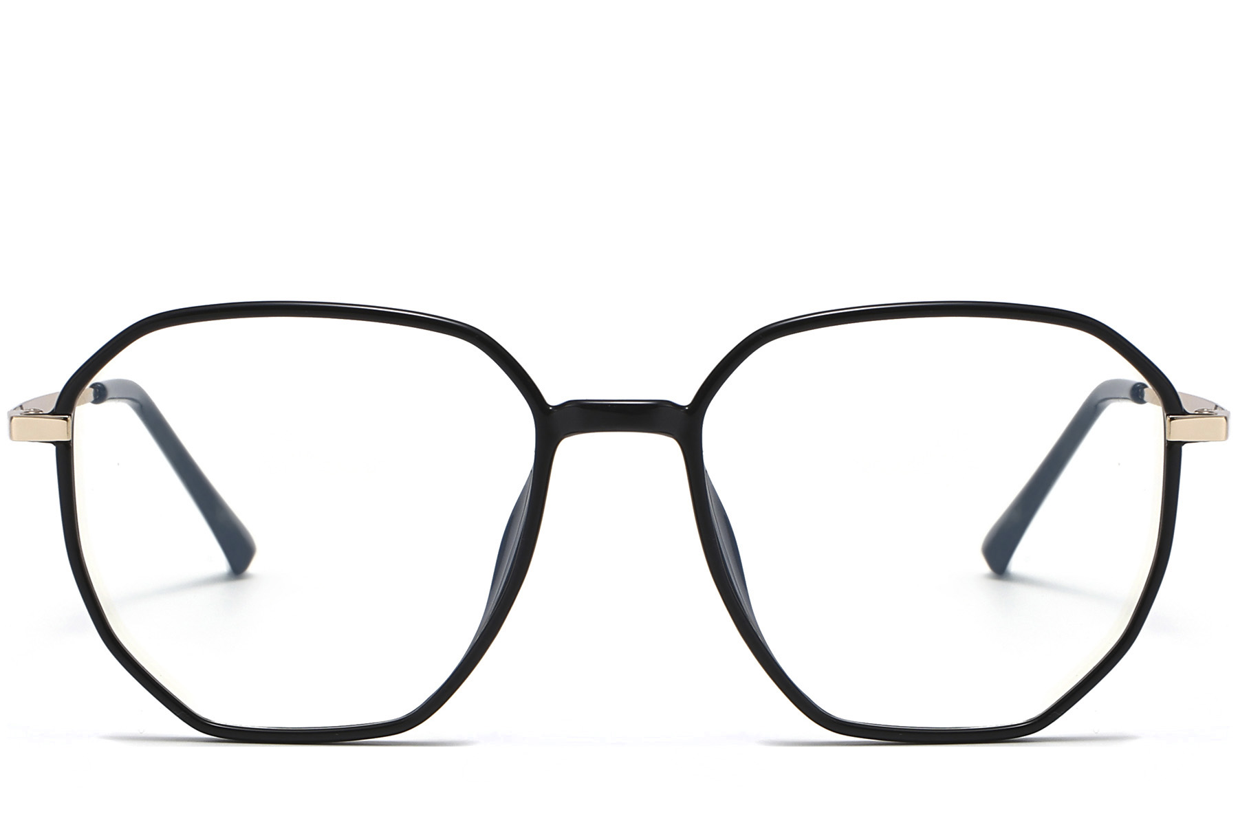 BS1913-0627_Black_Geometric_TR90_glasses_front