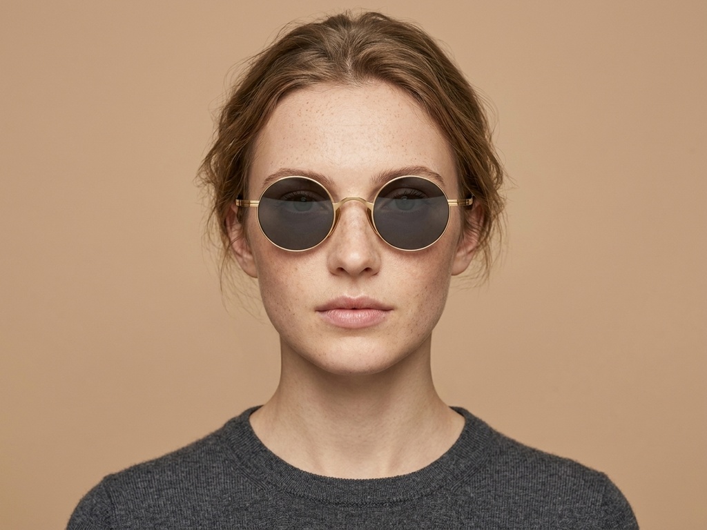 BS1913-0629_Golden_Round_Titanium_sunglasses-tryon_female