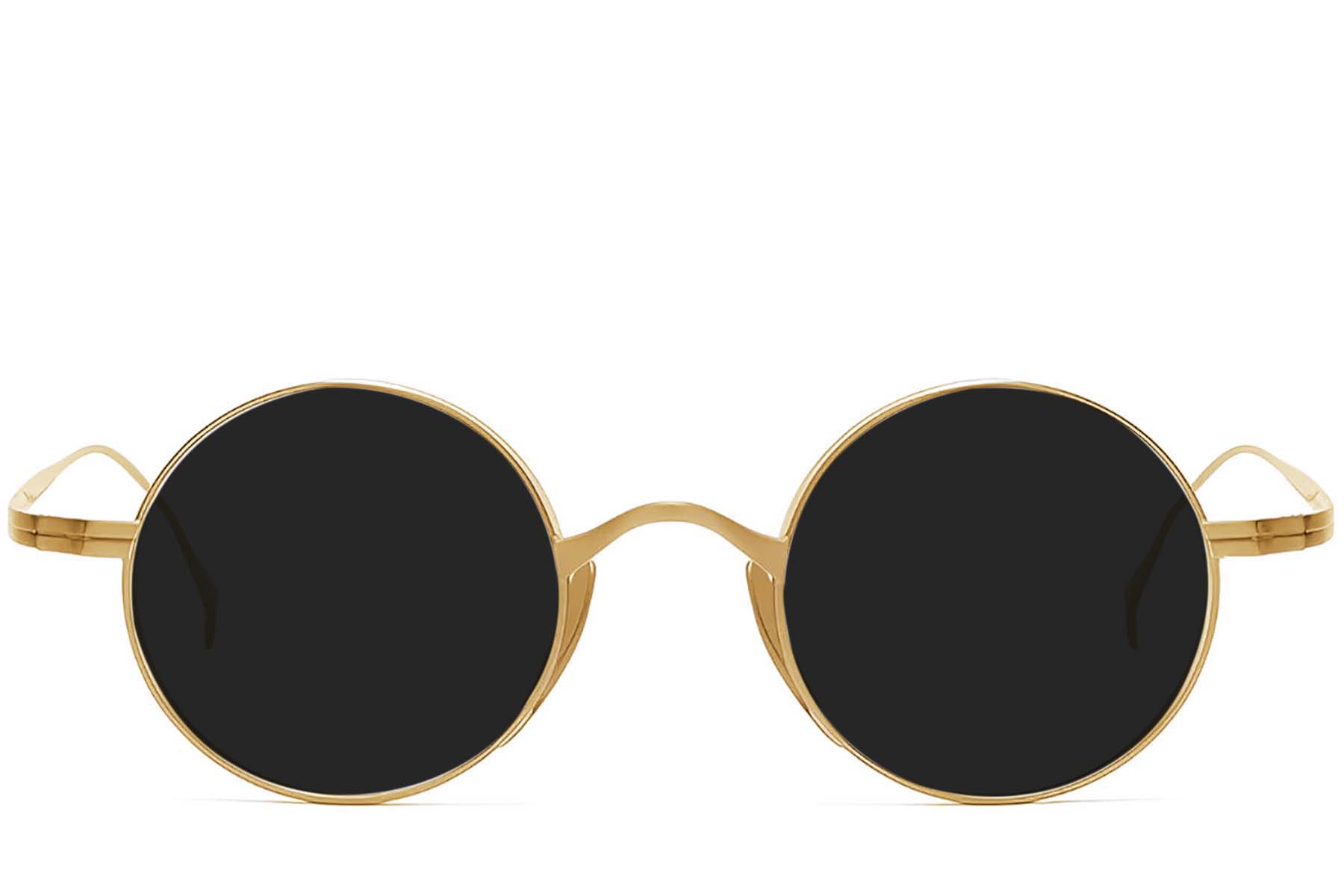BS1913-0629_Golden_Round_Titanium_sunglasses_front