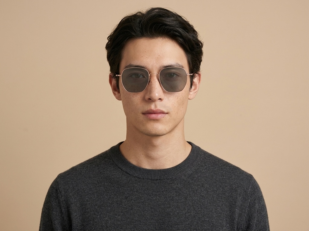 BS1913-0634_Pink_Geometric_Titanium_sunglasses-tryon_male