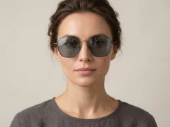 BS1913-0635_Black_Geometric_Titanium_sunglasses-tryon_female