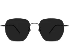 BS1913-0635_Black_Geometric_Titanium_sunglasses_front