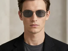 BS1913-0638_Grey_Rectangular_Titanium_sunglasses-tryon_male