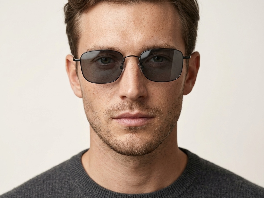 BS1913-0640_Black_Rectangular_Titanium_sunglasses-tryon_male